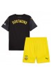 Borussia Dortmund Babytruitje Uit tenue Kind 2024-25 Korte Mouw (+ Korte broeken)